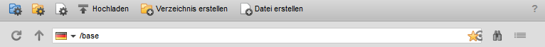 Verzeichnisfunktionen - Leiste