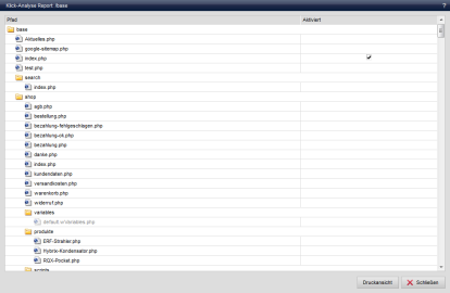 Report - Klick-Analyse