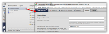 Weblication® Panel - Projektkonfiguration