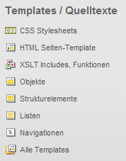 Weblication® Panel - Templates / Quelltexte