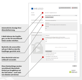 SEND: Beispiel-Formular mit Beschreibung