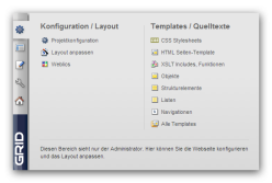 Weblication® Panel - Configuration