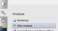 Weblication Panel - Analyse - Klick-Analyse