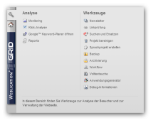 Weblication® Panel - Analyse