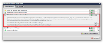 Weblics®-Verwaltung - Templates eines Weblics®