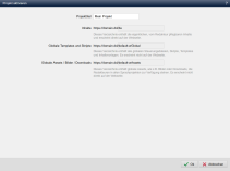 Projekt installieren (prefix-Name)