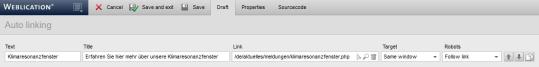 Editing the autolinks file