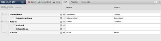 Editing a category file