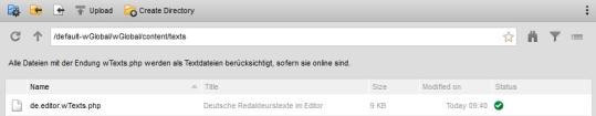 Text management