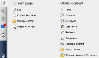 Weblication® Panel - Contents