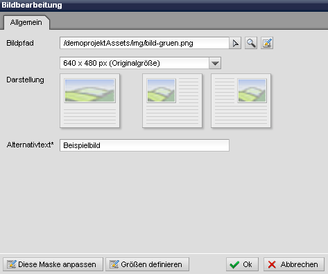 Image processing - Standard project mask