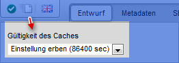 Datei-Status - Cache (aus Status-Lasche aufgerufen)