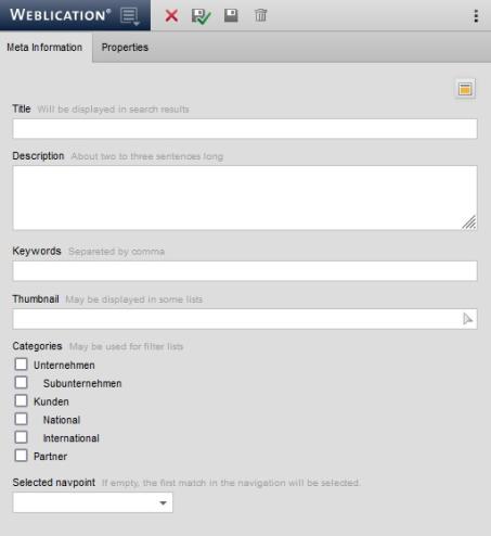 Directory settings - Default file settings - Draft