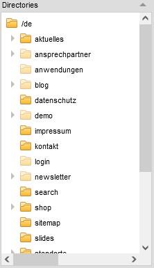 Button Directory structure