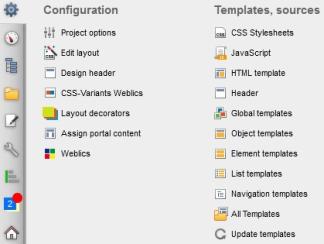 Weblication® Panel - Configuration