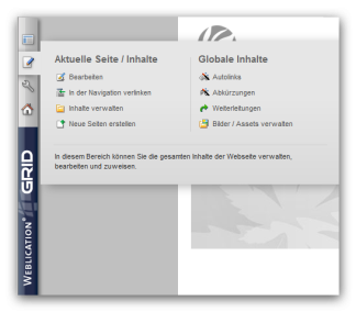 Weblication® Panel (Redakteur)