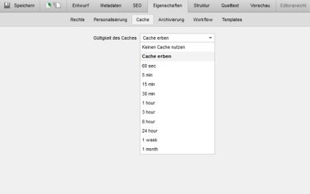 Datei-Status - Cache
