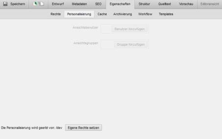 Datei-Eigenschaften - Personalisierung (geerbt)