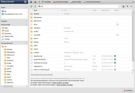 Dateiexplorer (mit Infos)