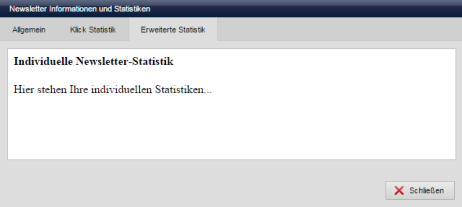 Newsletter - Individuelle Statistik