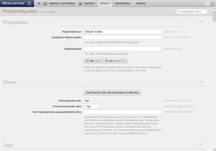 Bearbeiten der Variablendatei