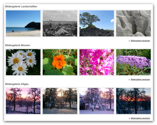Bilderalbum-Variante 0 (Vorschaubilder nebeneinander)