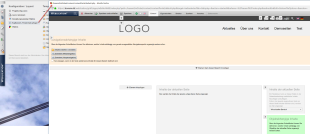 Kopfbereich / Portalinhalte pflegen