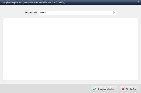 Further tools - Find large directories