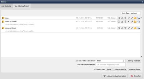 Tools - Backup