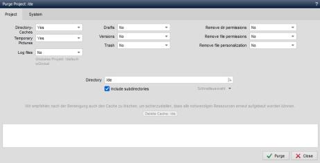 Tools - Clean up project