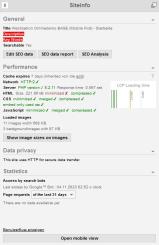 Site information integrated via wsl:siteInfo