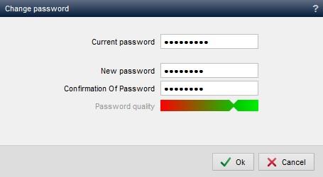 Change password mask