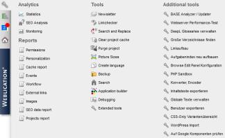 Weblication® Panel - Analysis