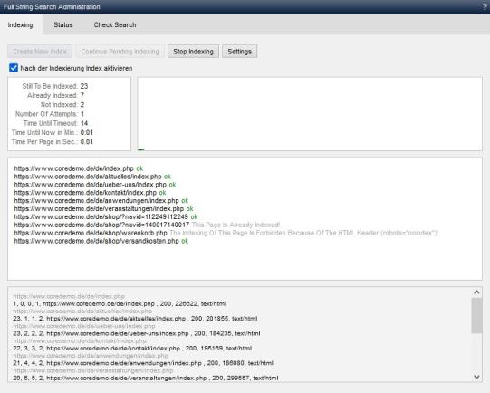Full text search - Indexing
