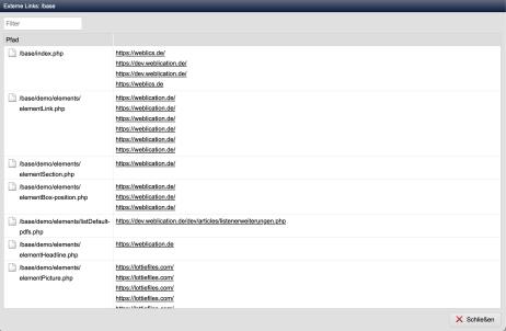 Report - Externe Links