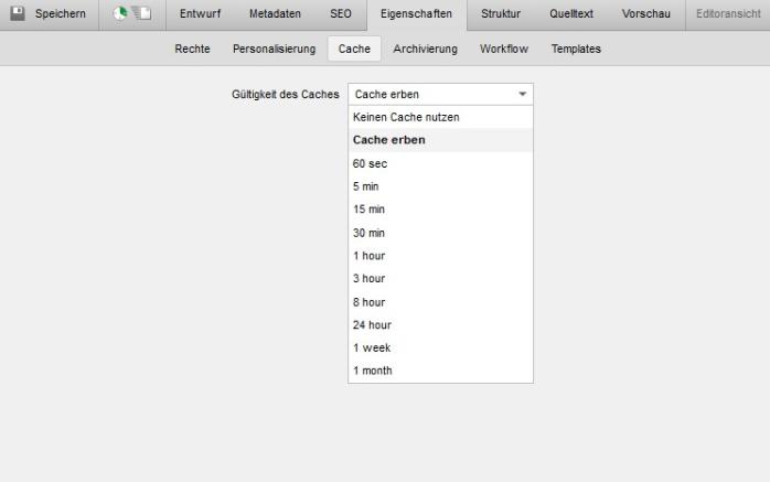 Datei-Status - Cache