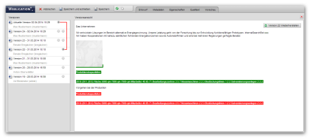 Datei - Versionsverwaltung