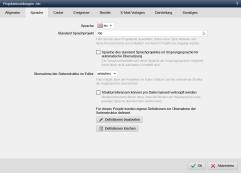 Seitenstrukturen erlaubt - Definitionen erstellt