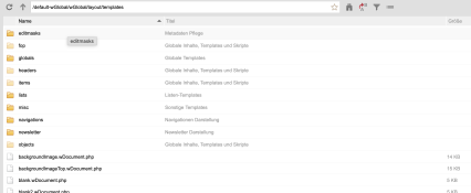Layout/Design - Alle Templates