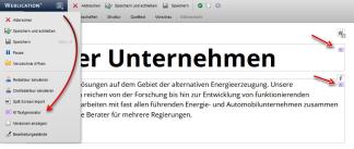 Seitenbearbeitung: KI-Funktionen