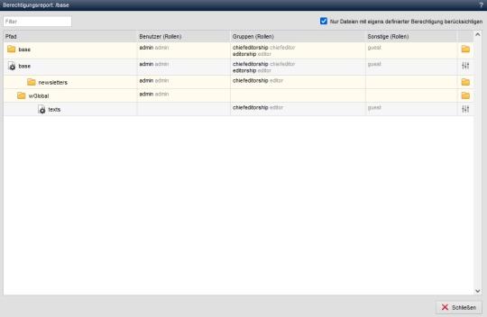 Werkzeuge - Rechtereport