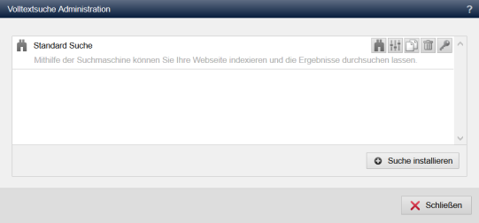 Werkzeuge - Volltextsuche